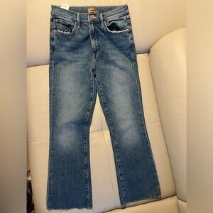 MOTHER Women’s cropped ankle Jeans in Blue